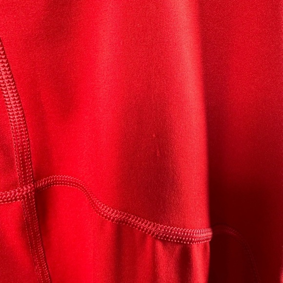 Free‎ People Movement Cut Out Cropped Exercise Jumpsuit in Red Size Small - Picture 7 of 11